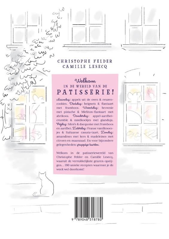 Achterkant van Welkom in de wereld van de patisserie!