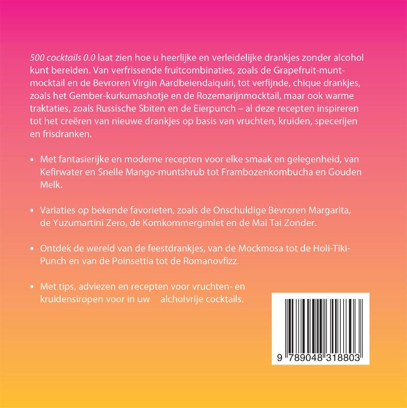 Achterkant van 500 cocktails 0.0
