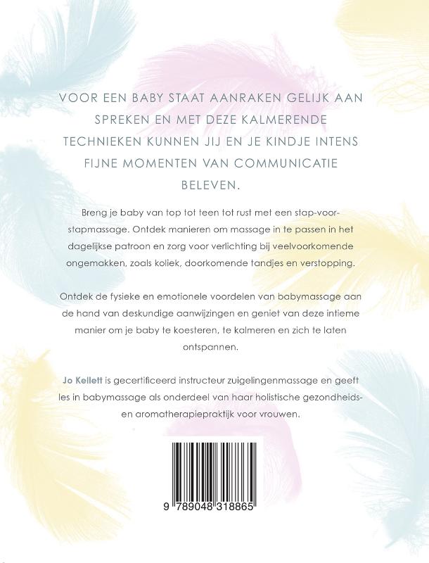 Achterkant van Babymassage