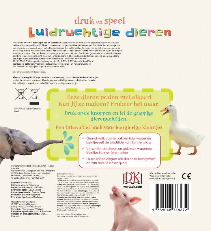 Achterkant van Luidruchtige dieren