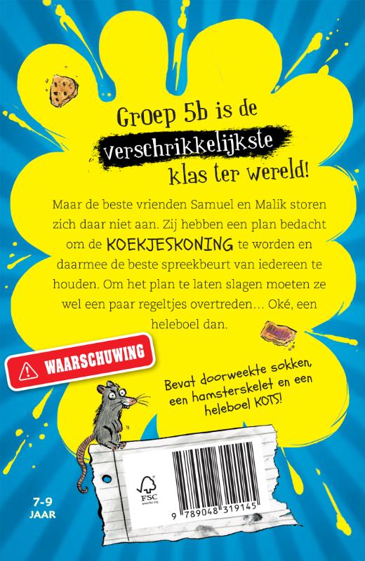 Achterkant van De verschrikkelijkste klas van de wereld