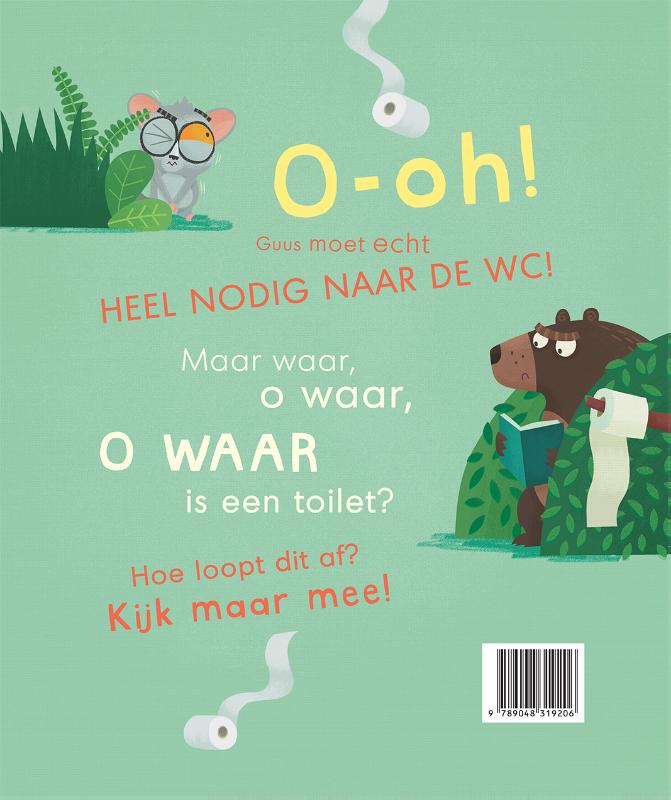 Achterkant van Ik moet echt heel nodig!