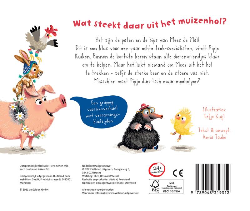 Achterkant van O-oh, Mol zit vast in het muizenhol!