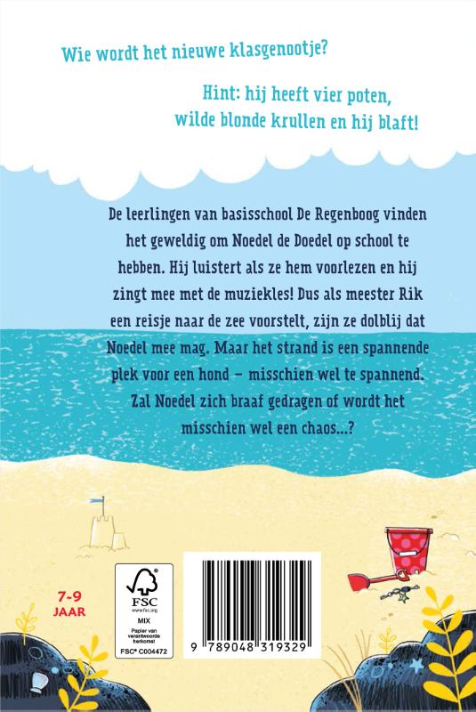 Achterkant van Noedel de Doedel