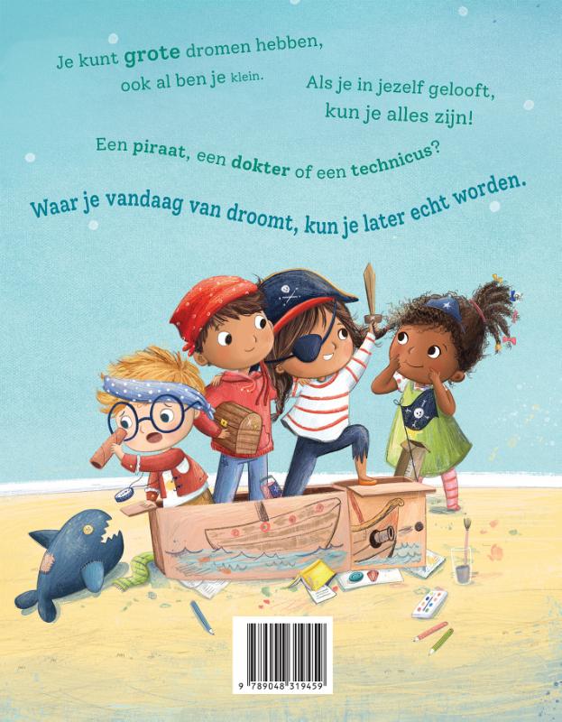 Achterkant van Wat wil ik worden?