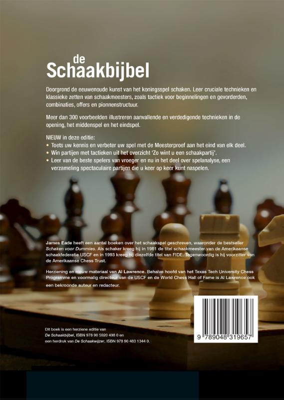 Achterkant van De Schaakbijbel