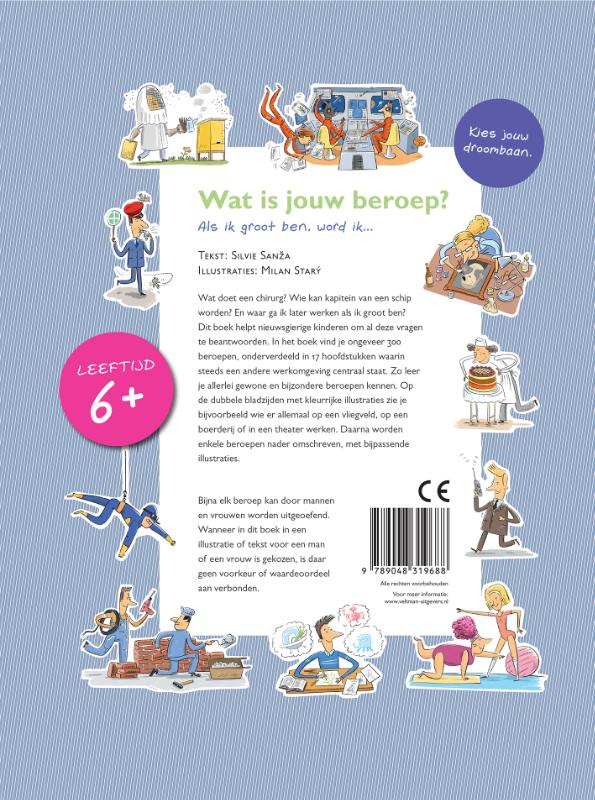 Achterkant van Wat is jouw beroep?