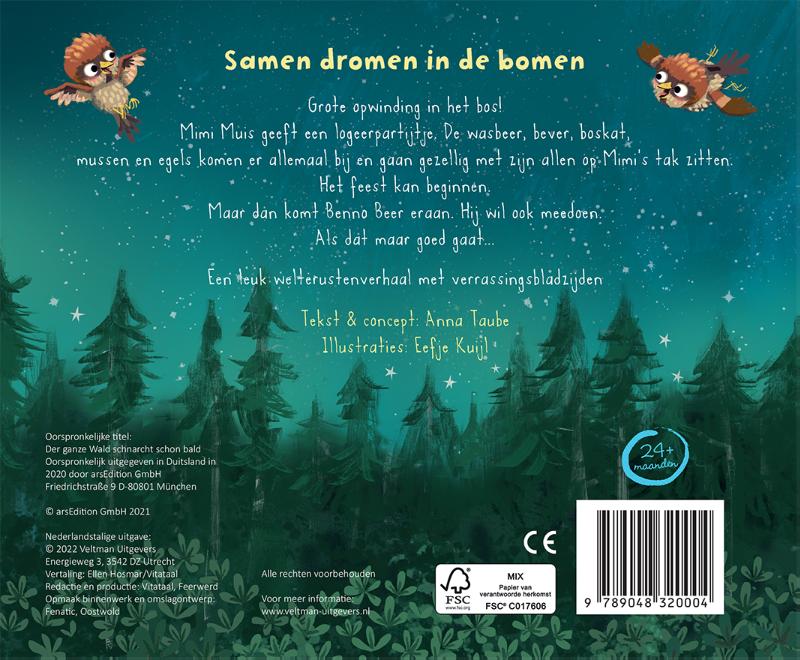Achterkant van Goedenacht lieve dieren, slaap zacht