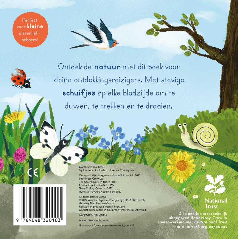 Achterkant van In de natuur