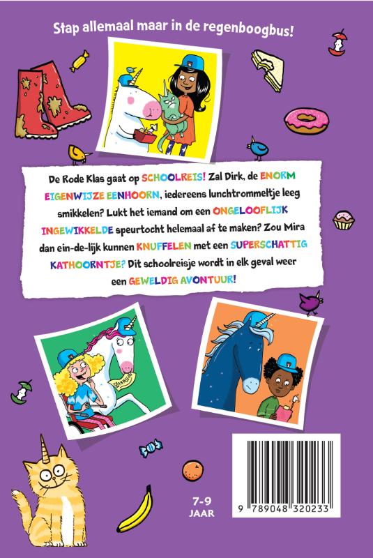 Achterkant van op schoolreis