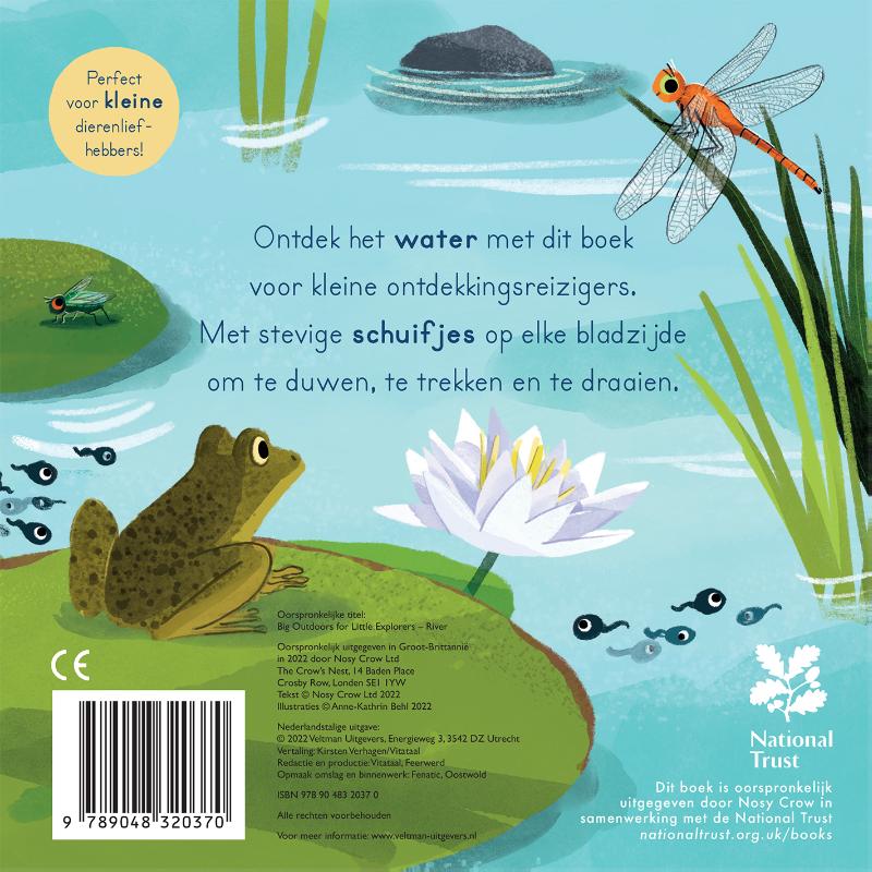 Achterkant van In het water