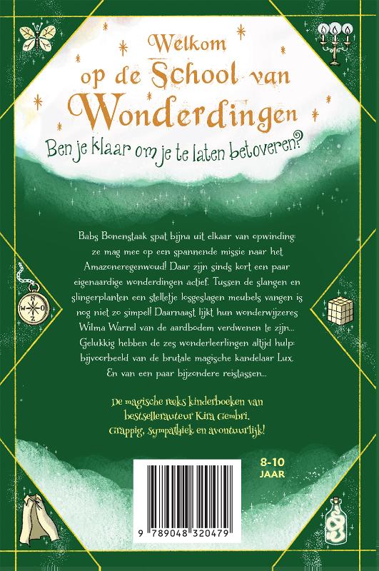 Achterkant van De school van wonderdingen