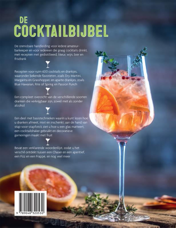 Achterkant van De cocktailbijbel