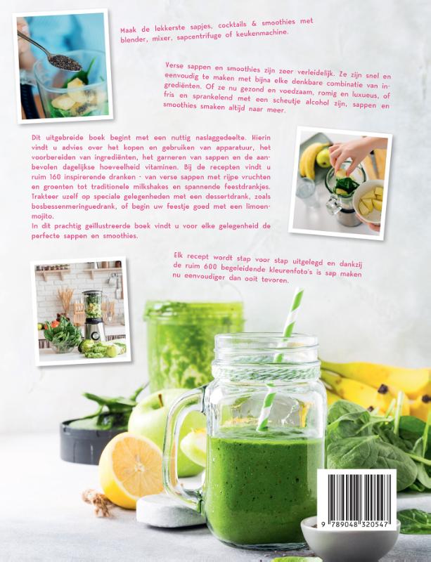 Achterkant van De sap & smoothiebijbel