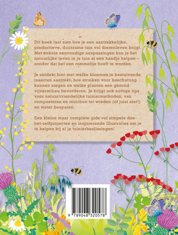 Achterkant van Creëer een wilde tuin!