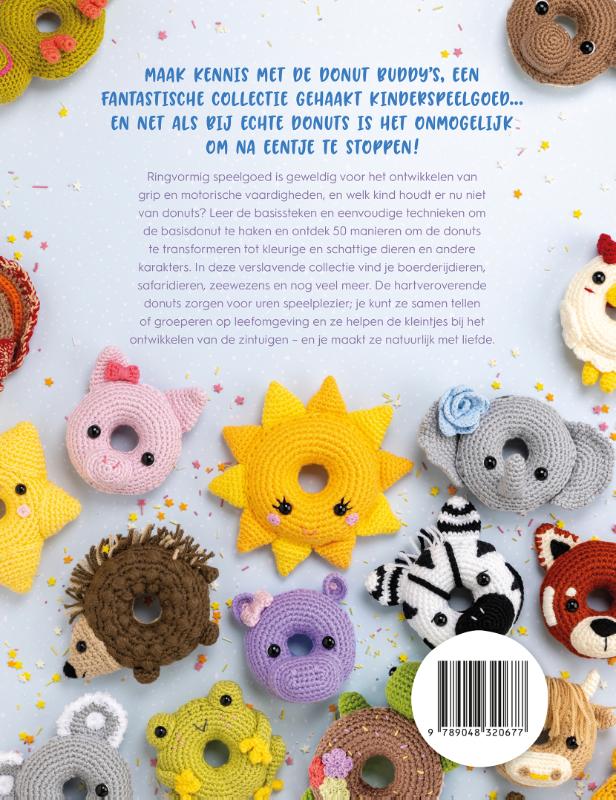Achterkant van Gehaakte Donutvriendjes