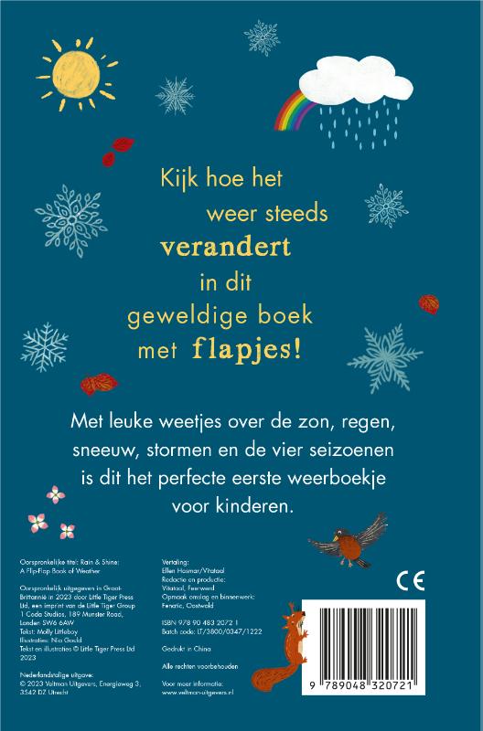 Achterkant van Zon & Regen