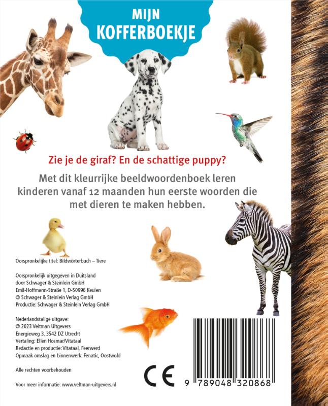Achterkant van Mijn kofferboekje - Dieren