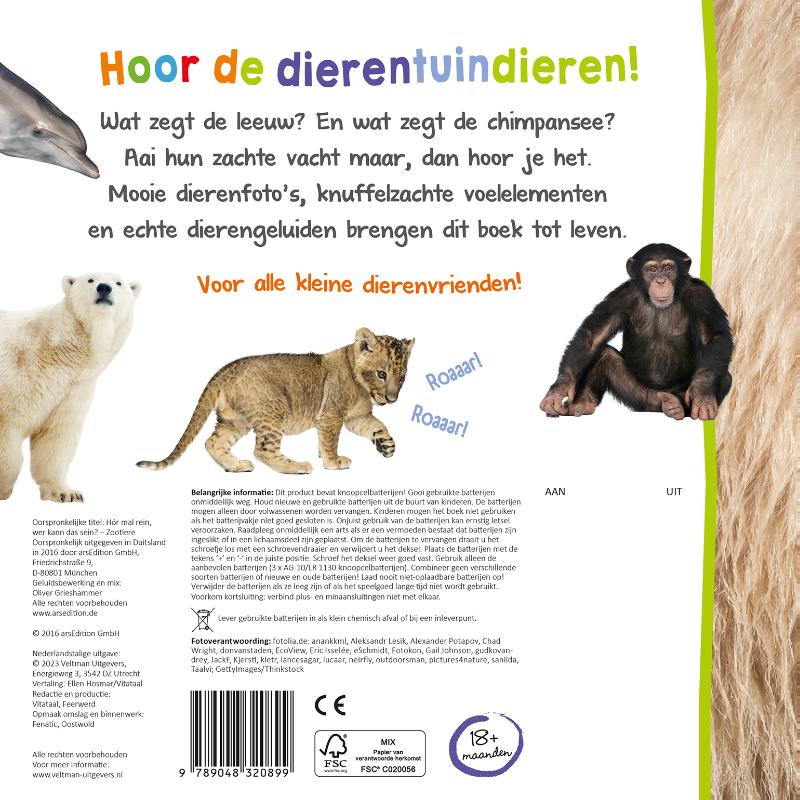 Achterkant van Welk dier hoor ik hier? - Dierentuin