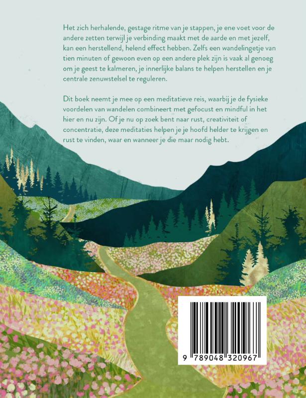 Achterkant van Wandelmeditaties