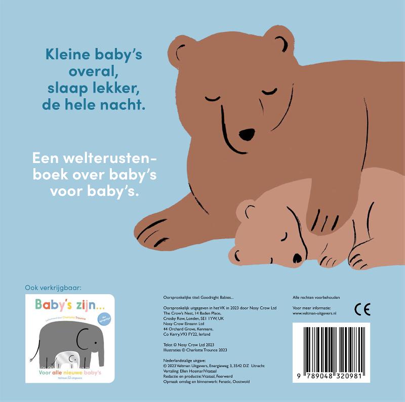 Achterkant van Slaap lekker kleintje...