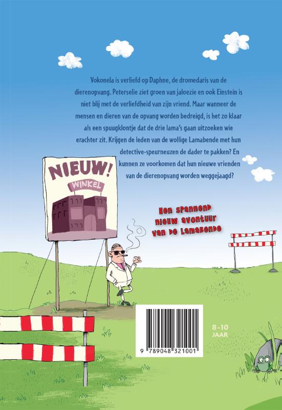 Achterkant van De lamabende
