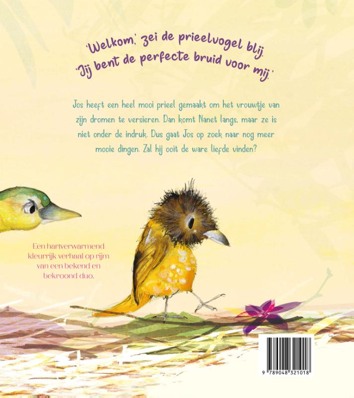 Achterkant van De versiervogel