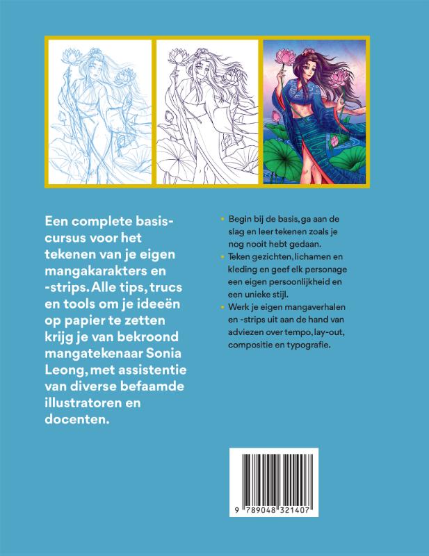 Achterkant van Manga tekenen