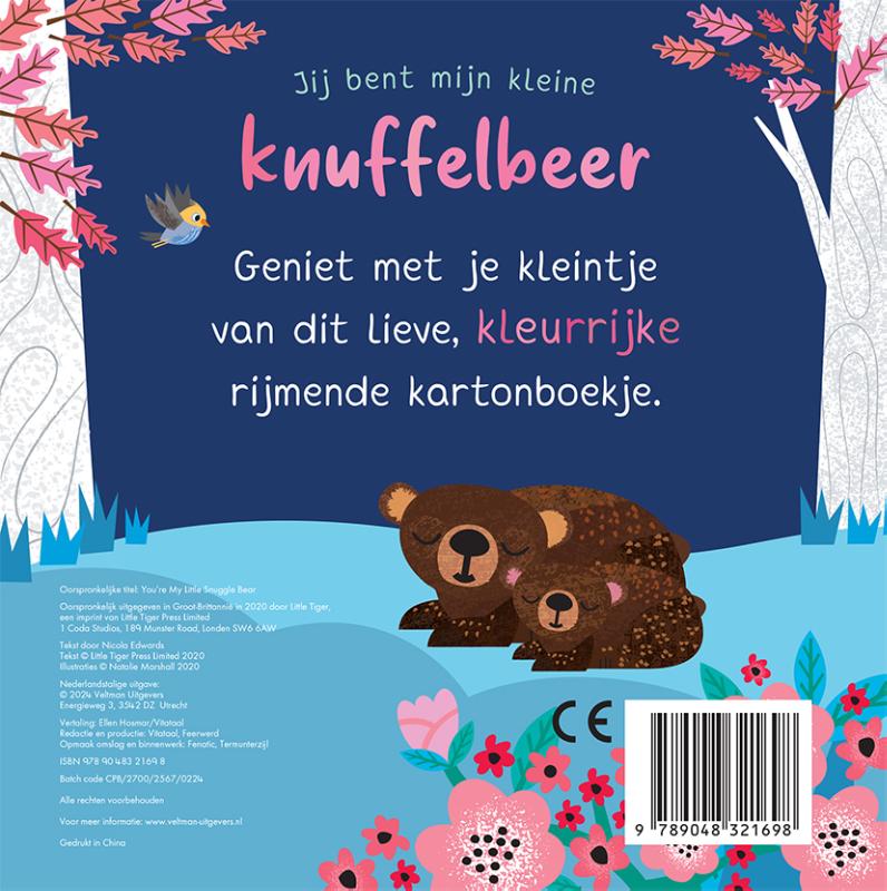 Achterkant van Jij bent mijn kleine knuffelbeer