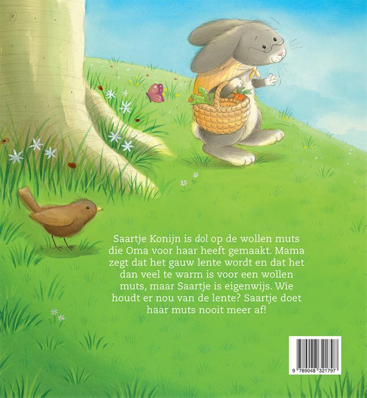 Achterkant van Eigenwijs konijntje!