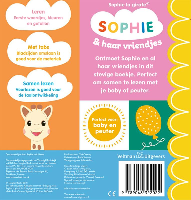 Achterkant van Sophie & haar vriendjes