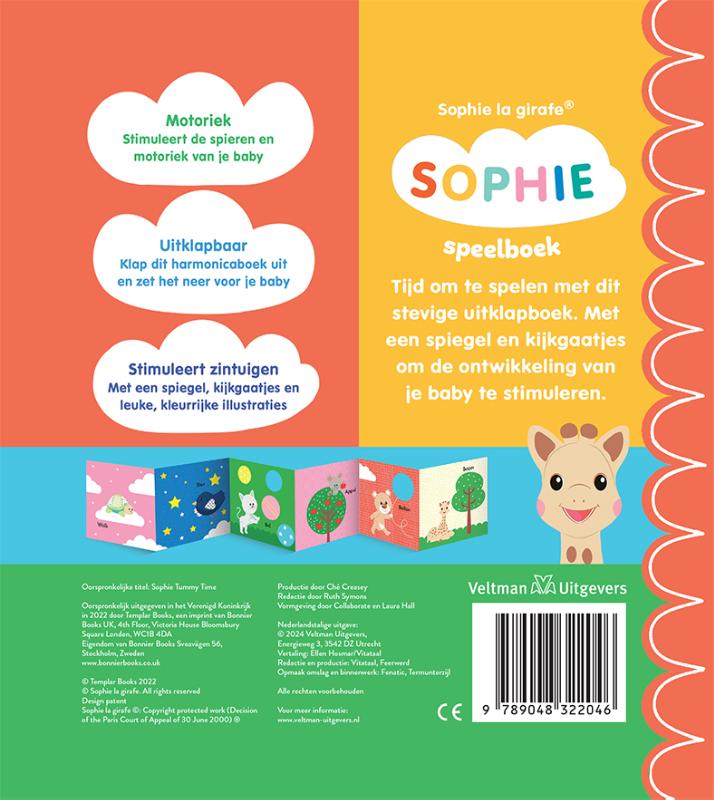 Achterkant van Sophie speelboek