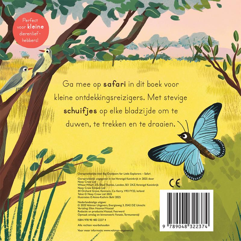 Achterkant van Op safari - voor kleine ontdekkingsreizigers