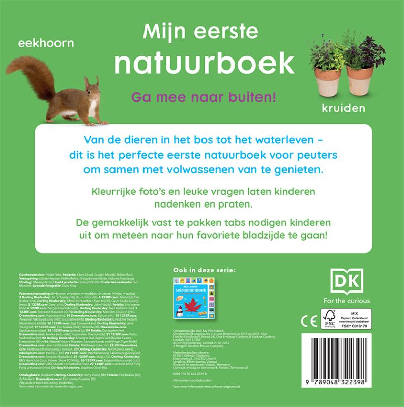 Achterkant van Mijn eerste natuurboek