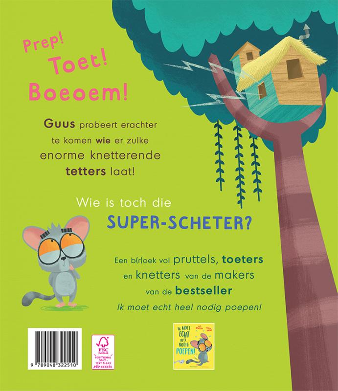 Achterkant van Ik hou echt heel erg van mijn scheten!