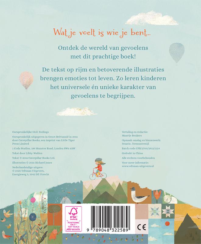 Achterkant van In mijn hart en in mijn hoofd… Mijn gevoel
