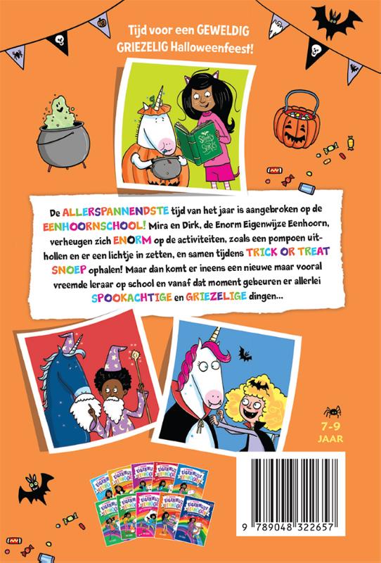 Achterkant van en de spookachtige verrassing