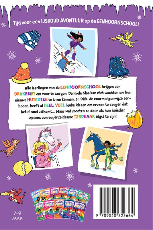 Achterkant van en het ijsdraakje