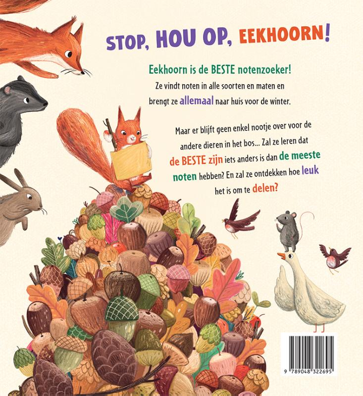 Achterkant van Stop, hou op, Eekhoorn!
