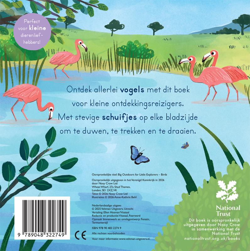 Achterkant van Vogels - voor kleine ontdekkingsreizigers