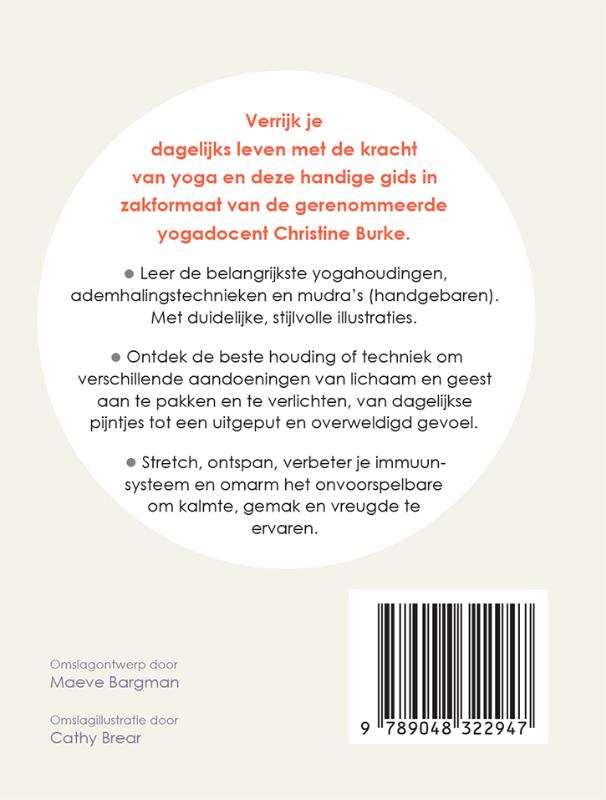 Achterkant van Het kleine yogaboekje