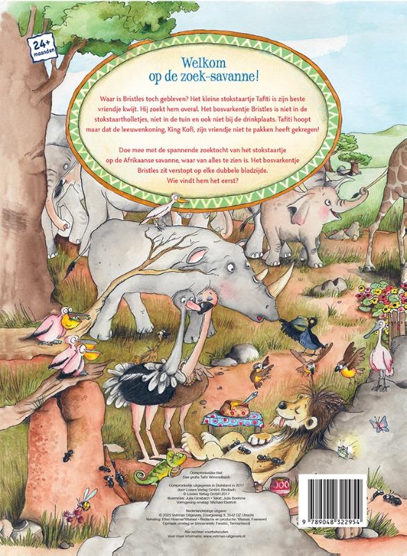 Achterkant van Het grote Tafiti zoekboek