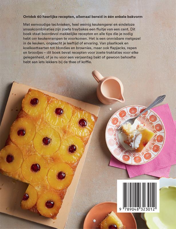 Achterkant van Zoete traybake recepten