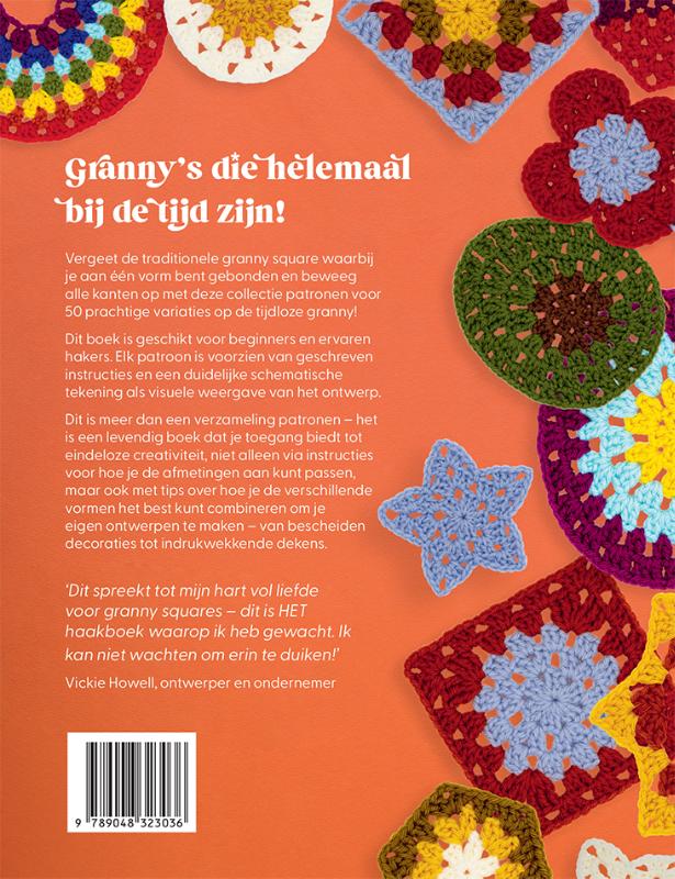 Achterkant van Granny haakpatronen