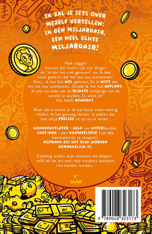 Achterkant van Dagboek van een toekomstige miljardair