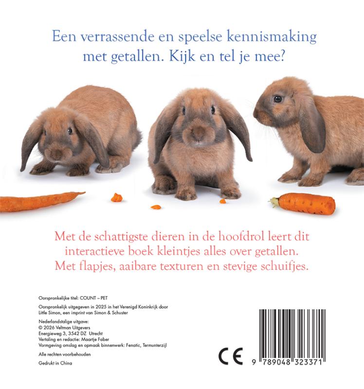 Achterkant van Tellen - dieren