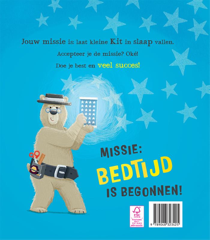 Achterkant van Missie: Bedtijd
