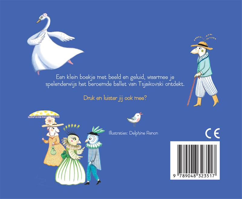 Achterkant van Mijn eerste klassieke-muziekboek - Het zwanenmeer