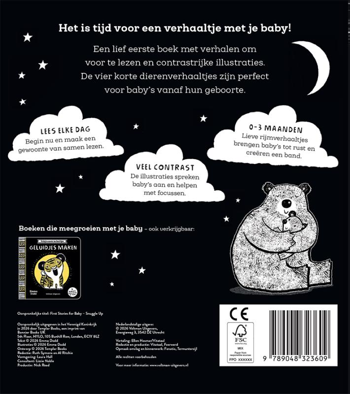 Achterkant van Baby's eerste verhaaltjes - Knuffelen