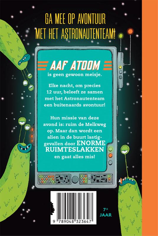 Achterkant van Aanval van de ruimteslakken!